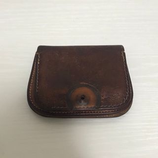 ゴローズgoro's角形小銭入れマチ有り焦茶 傷付ける ゴローズgoro's角形小銭入れマチ有り焦茶 傷付ける