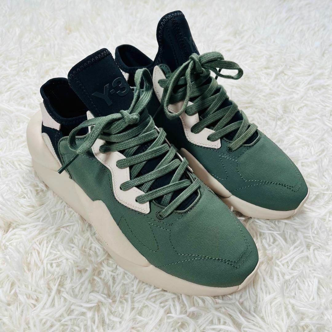 Y-3 - 未使用 Y-3 ワイスリー KAIWA GREEN モスグリーン 24.5の Y-3 - 未使用 Y-3 ワイスリー KAIWA GREEN モスグリーン 24.5の