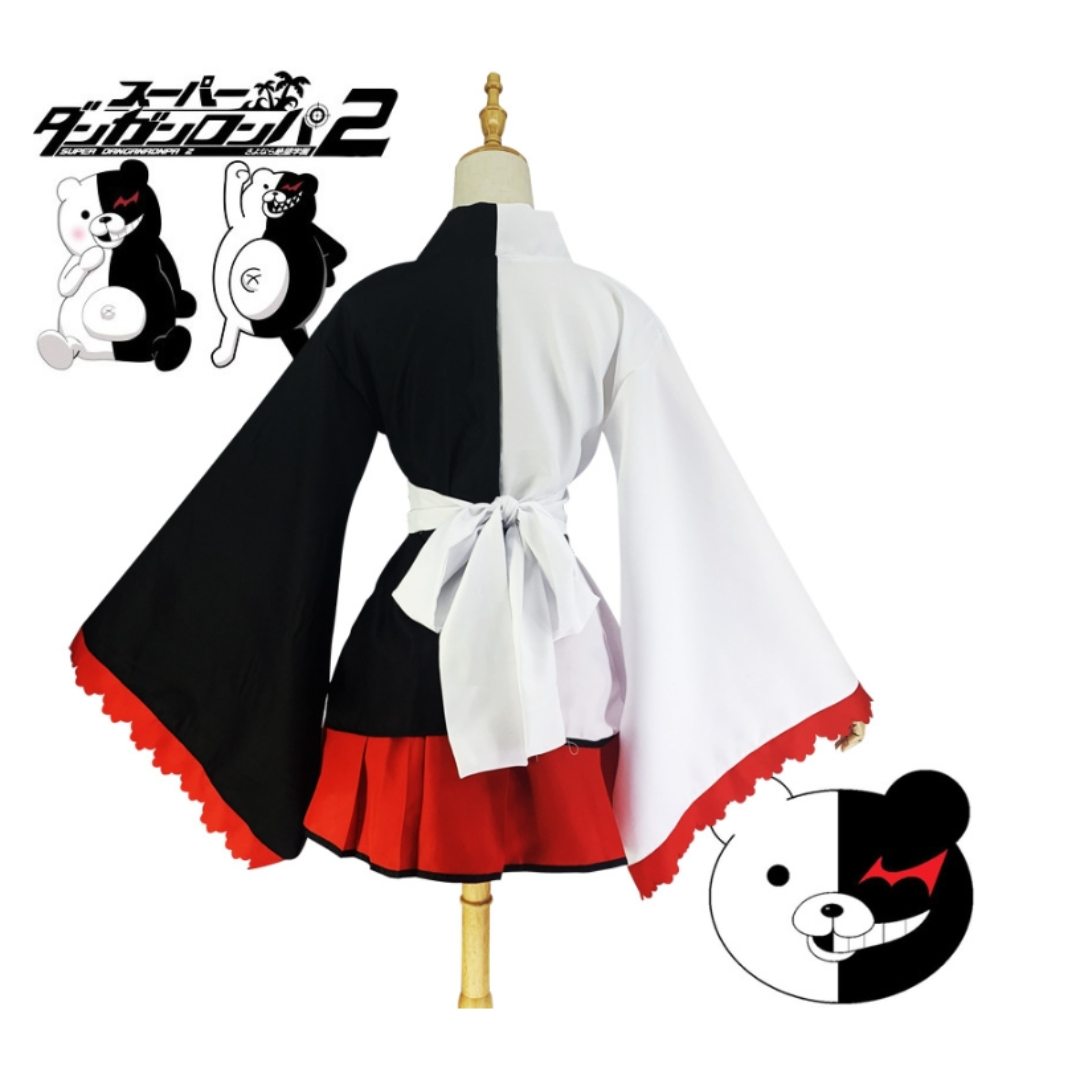 ダンガンロンパ 黒白熊 コスプレ 着物 アニメ衣装 ハロウィン L ダンガンロンパ 黒白熊 コスプレ 着物 アニメ衣装 ハロウィン L