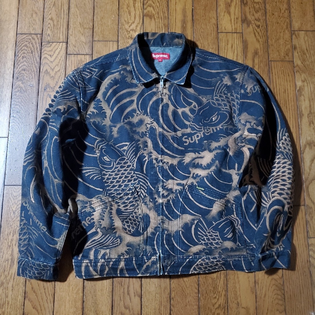 Supreme - ◎シュプリーム◎鯉ブラウンジップアップジャケット Supreme - ◎シュプリーム◎鯉ブラウンジップアップジャケット