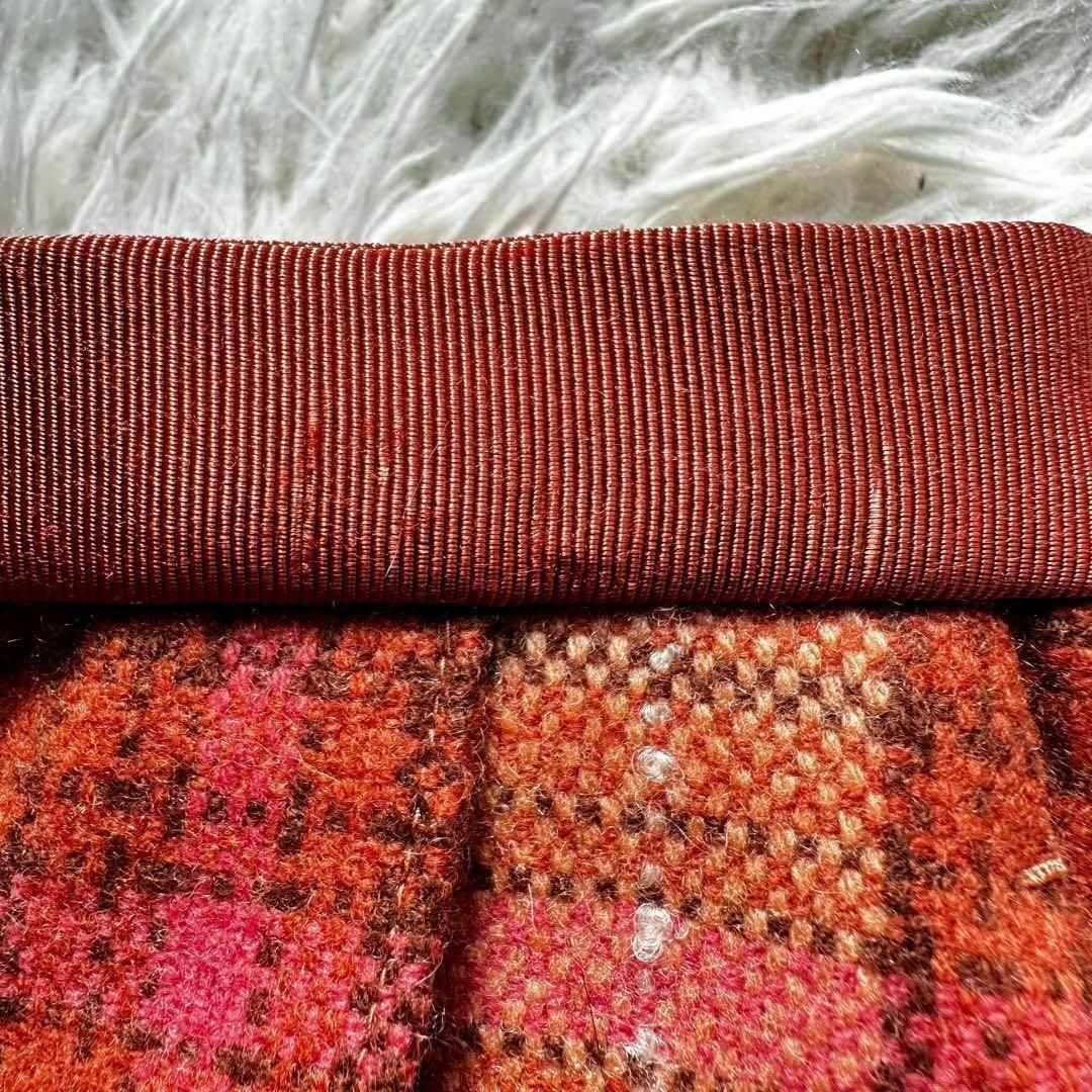 未使用品 Drawer ドゥロワー ナナコ織チェック柄ショートワイド 未使用品 Drawer ドゥロワー ナナコ織チェック柄ショートワイド
