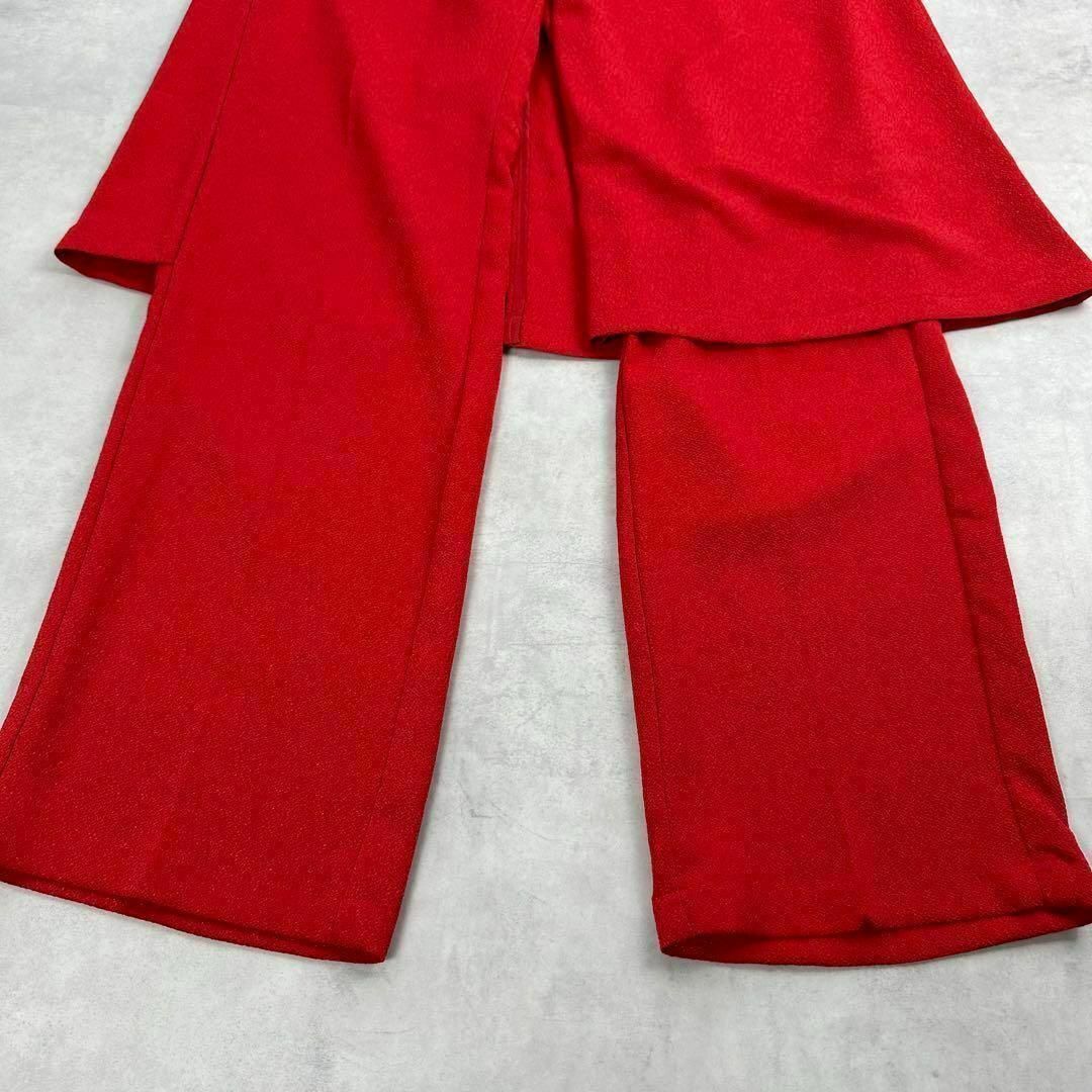 新品 FUMIE TANAKA フミエタナカ ドッキングイージーパンツ S 赤 新品 FUMIE TANAKA フミエタナカ ドッキングイージーパンツ S 赤