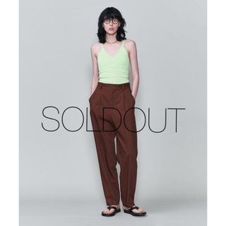 ロク(6 (ROKU))の6（ROKU）  38 TUCK PANTS パンツ スラックス(カジュアルパンツ)