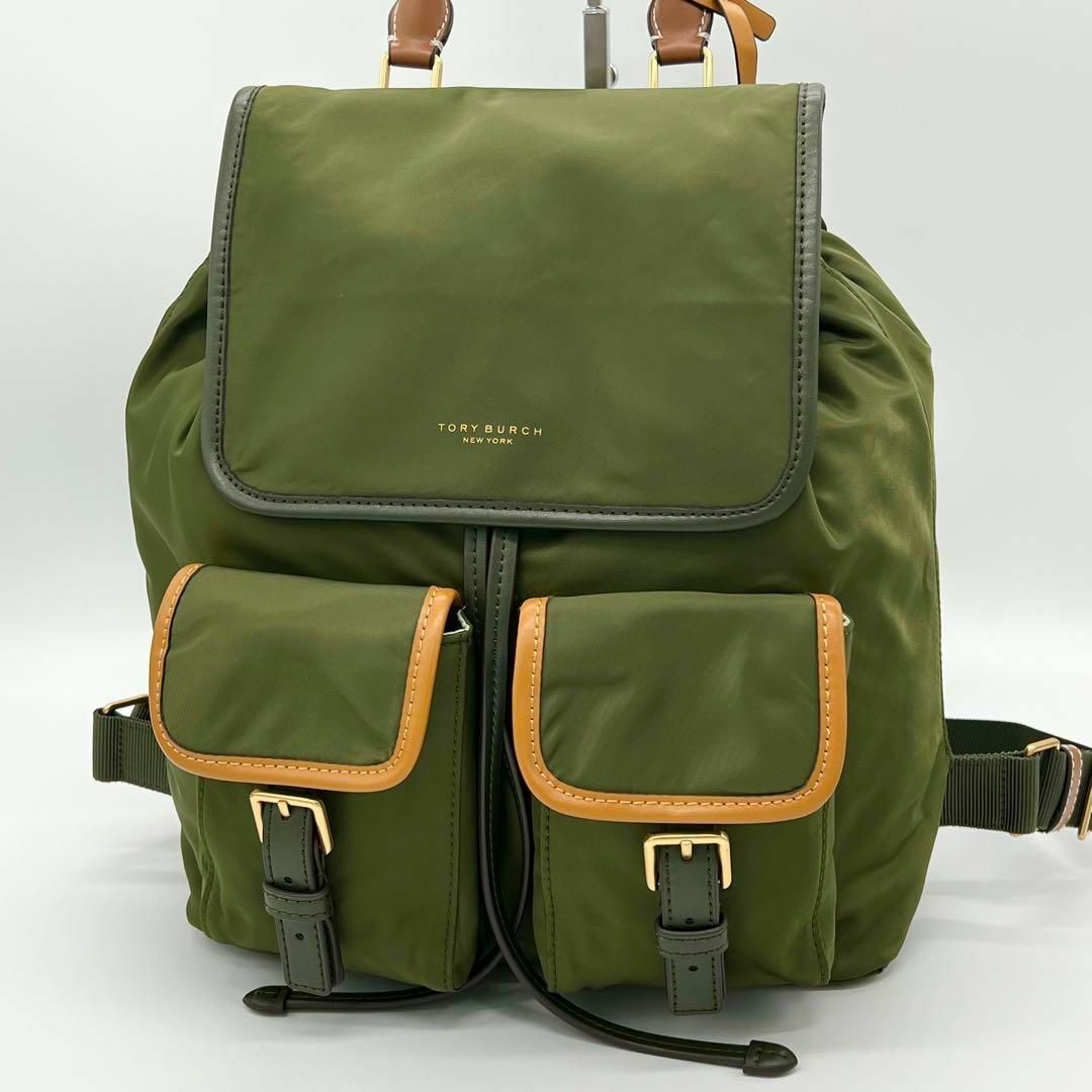 Tory Burch - 【美品】Tory Burch リュックサック ナイロン Tory Burch - 【美品】Tory Burch リュックサック ナイロン