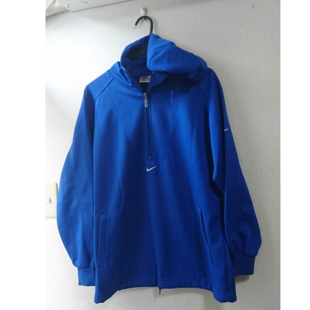 NIKE(ナイキ)のNIKE/ナイキ/90S/日本製プルオーバーフードトラックジャケット/ジャージ/ メンズのトップス(ジャージ)の商品写真