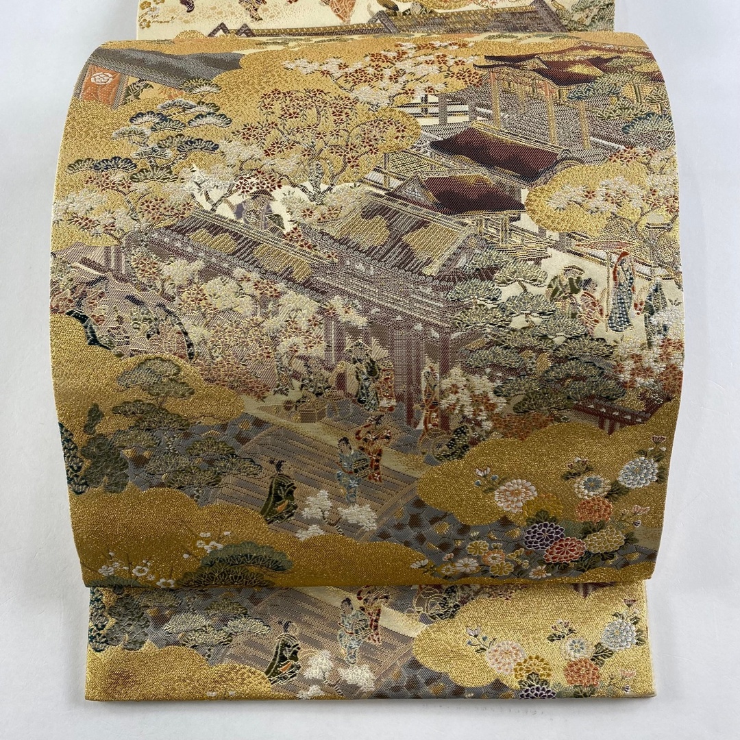 袋帯 美品 秀品 六通 正絹 【中古】