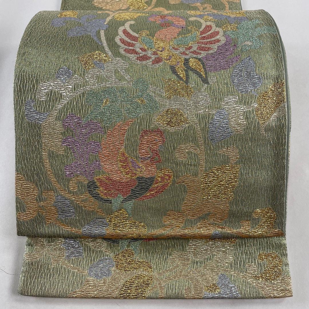 袋帯 美品 秀品 六通 正絹 【中古】