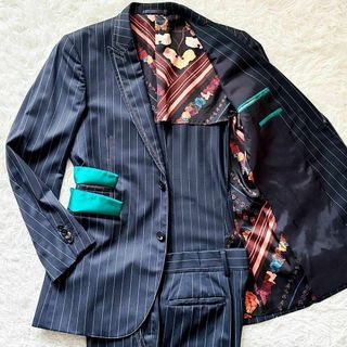 高い素材 楽天市場】Paul ネイビー ストライプ セットアップ 高い素材 楽天市場】Paul ネイビー ストライプ セットアップ