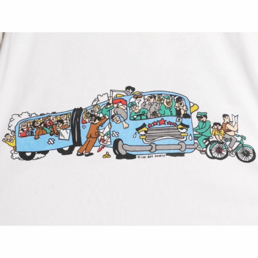 80s 90s チャイナ スーベニア イラスト プリント Tシャツ メンズ 80s 90s チャイナ スーベニア イラスト プリント Tシャツ メンズ