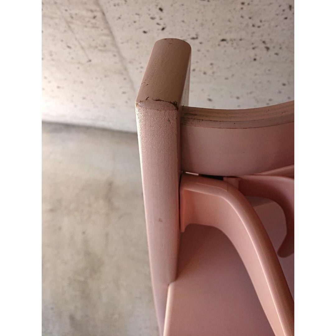 美品】STOKKEトリップトラップピンクSN.5~ベビーセット 美品】STOKKEトリップトラップピンクSN.5~ベビーセット