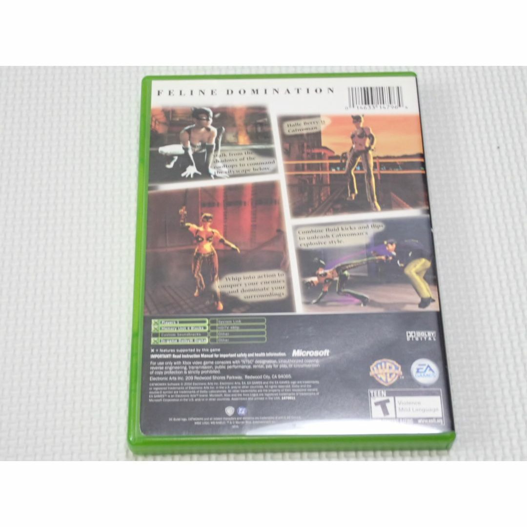 Xbox - xbox☆CATWOMAN 海外版 北米版☆箱付・説明書付・ソフト