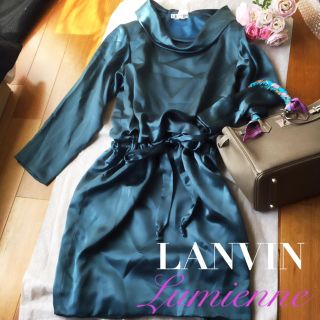 ランバン(LANVIN)のランバン ロイヤルブルー ワンピース(ひざ丈ワンピース)