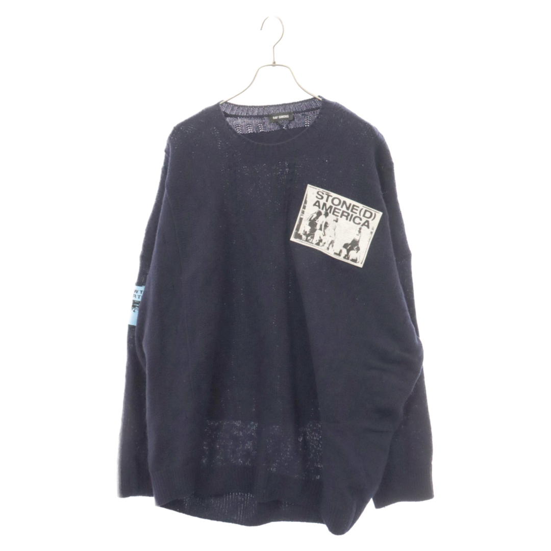 RAF SIMONS ラフシモンズ 20SS OVERSIZE ROUNDNECK SWEATER WITH RAF SIMONS ラフシモンズ 20SS OVERSIZE ROUNDNECK SWEATER WITH