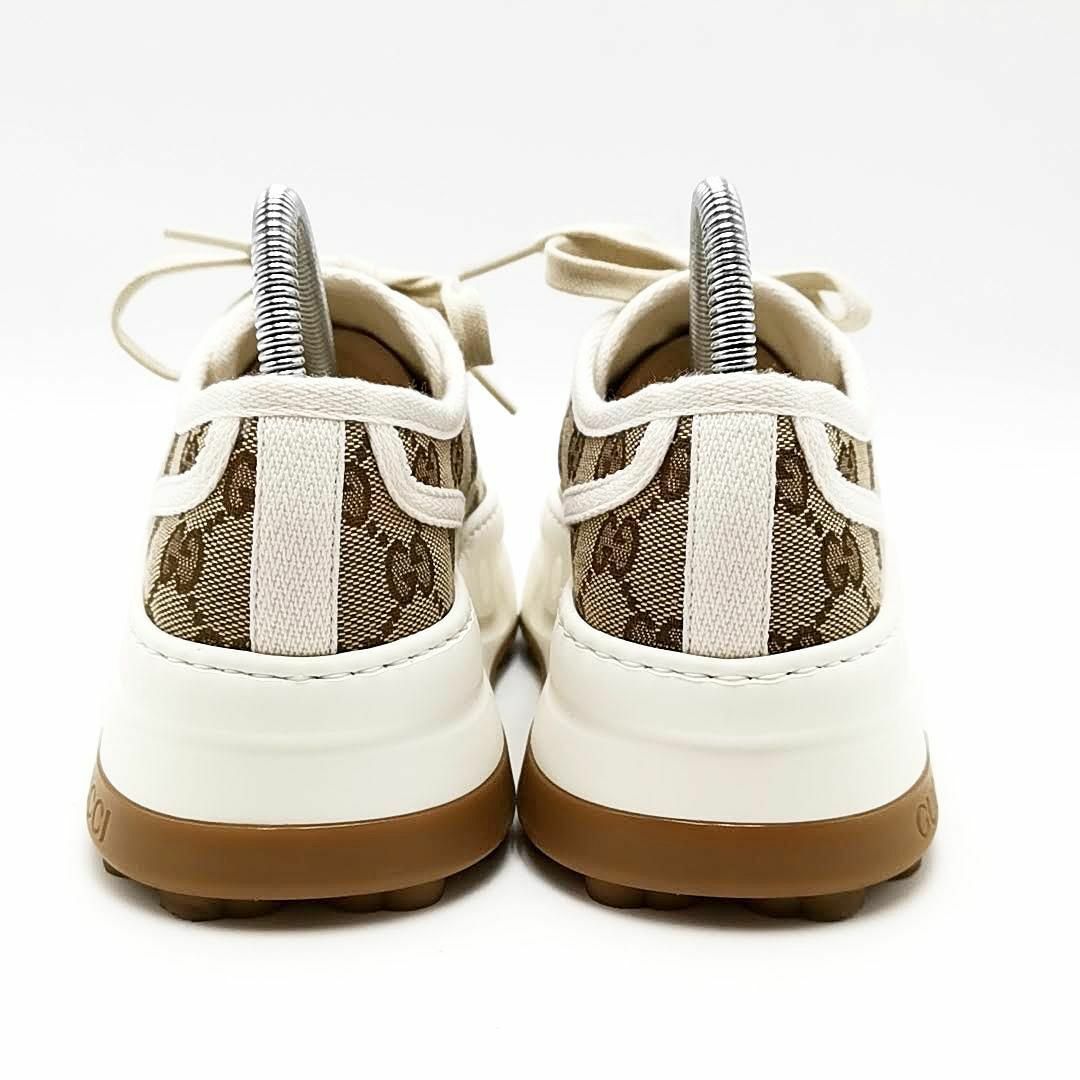 GUCCI - 美品 グッチ GUCCI 靴 スニーカー GGキャンバス 03 GUCCI - 美品 グッチ GUCCI 靴 スニーカー GGキャンバス 03