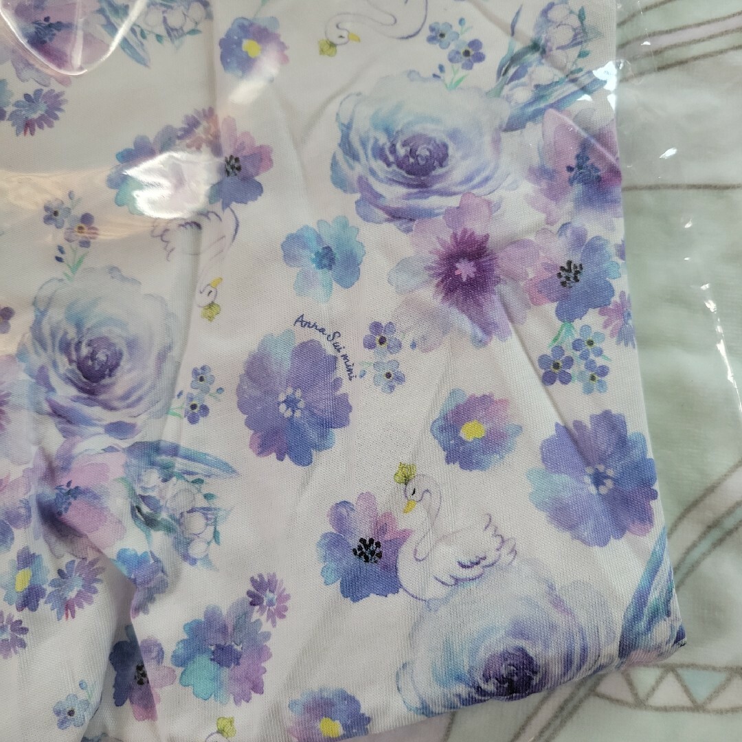 ANNA SUI mini - 新品未開封 アナスイミニ スワン花総柄カット ANNA SUI mini - 新品未開封 アナスイミニ スワン花総柄カット