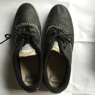 ケッズ(Keds)の黒の白ステッチスニーカーKEDS(スニーカー)