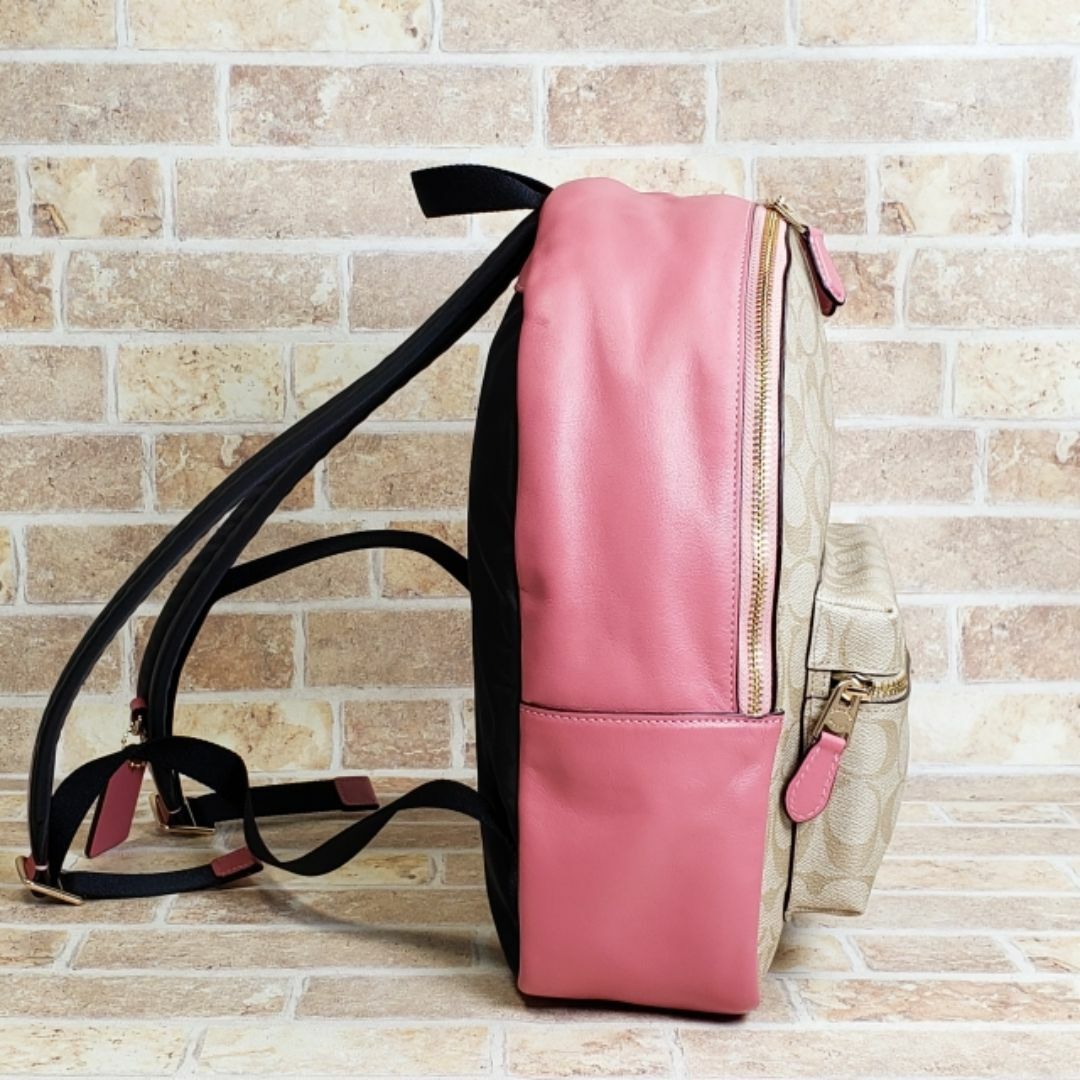 COACH - 未使用 コーチ ☆ シグネチャーPVC レザー コンビ COACH - 未使用 コーチ ☆ シグネチャーPVC レザー コンビ