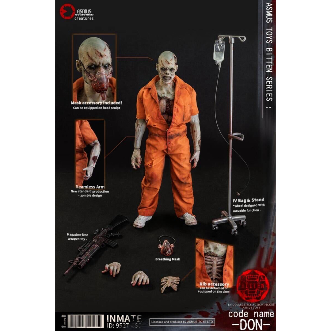 ASMUS TOYS たのしい BIT003A 1/6 Donゾンビ囚人バイオハザード ASMUS TOYS たのしい BIT003A 1/6 Donゾンビ囚人バイオハザード