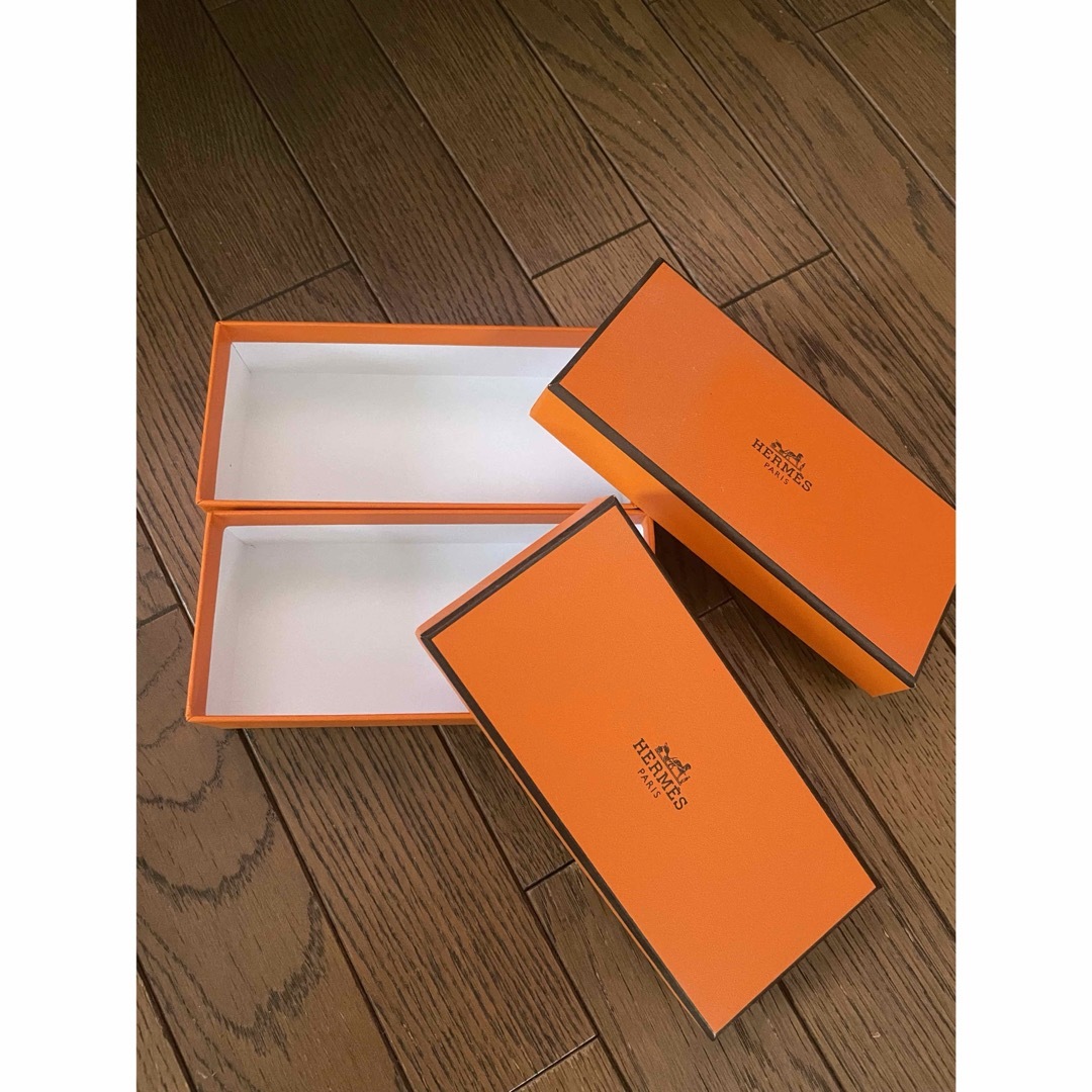 美品 真似る HERMES エルメス 空箱 2個 美品 真似る HERMES エルメス 空箱 2個