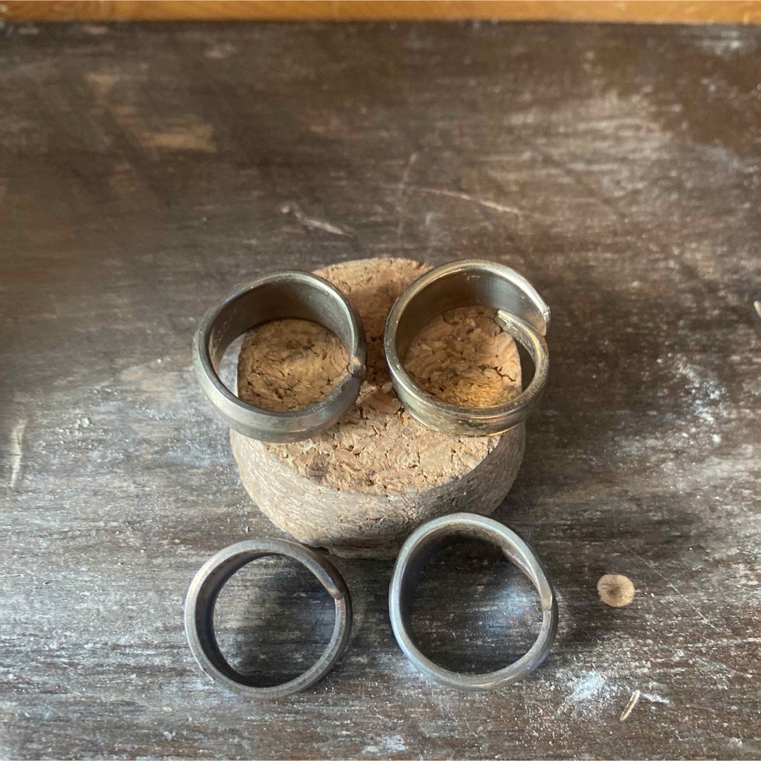 ハンドメイドリング シルバーアクセサリー スプーンリング ハンドメイドリング シルバーアクセサリー スプーンリング