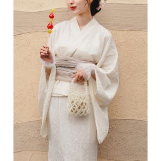 《新品》fupel 2wayレースジャガード浴衣 レース浴衣(浴衣)
