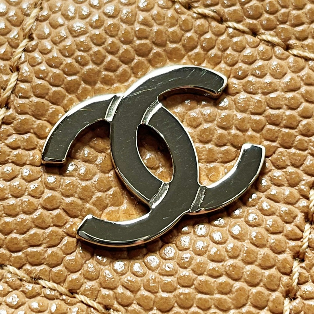 CHANEL - CHANEL シャネル クラシック ブラウン ジップコイン CHANEL - CHANEL シャネル クラシック ブラウン ジップコイン