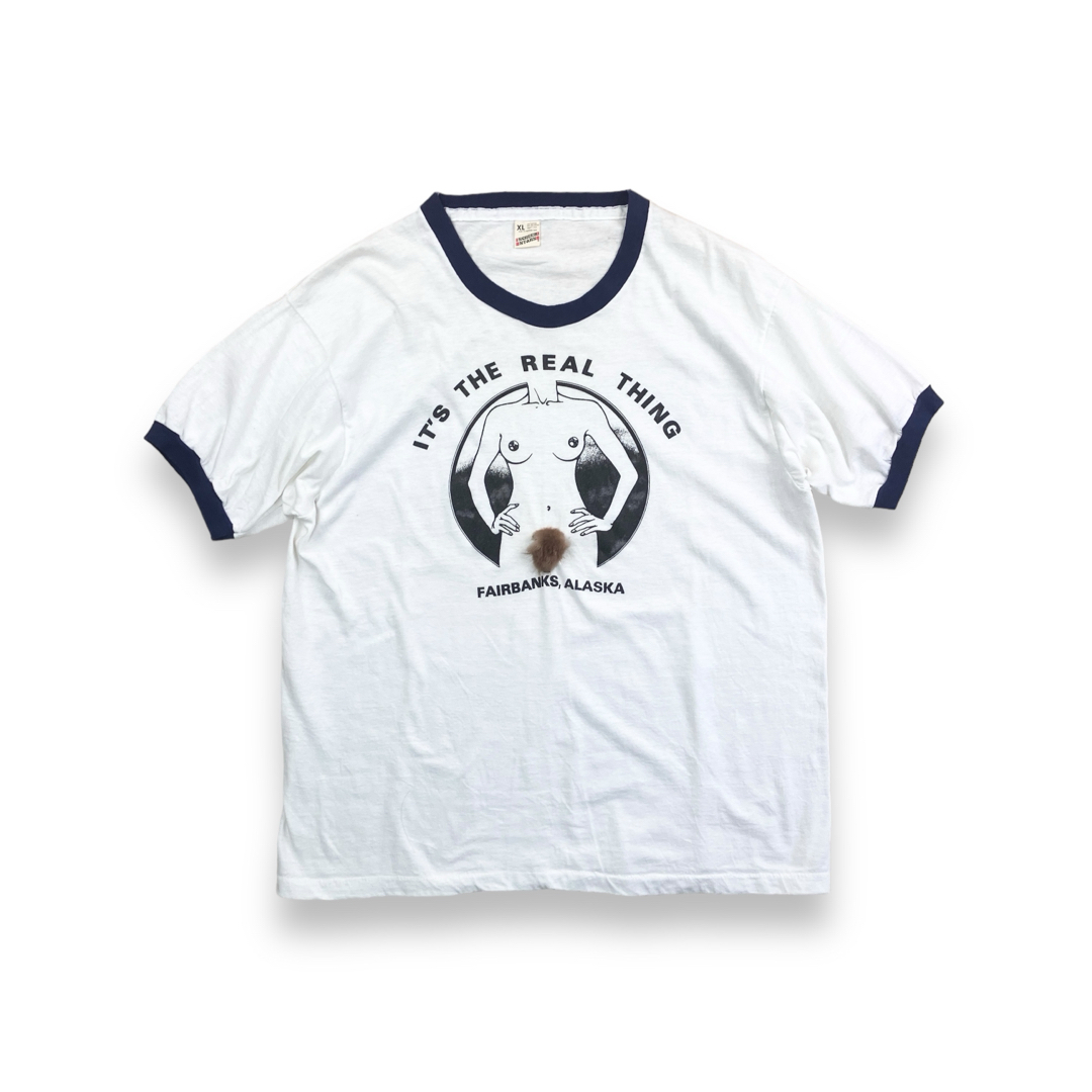 SCREEN STARS - 80s USA製 ヴィンテージプリントリンガーTシャツ SCREEN STARS - 80s USA製 ヴィンテージプリントリンガーTシャツ