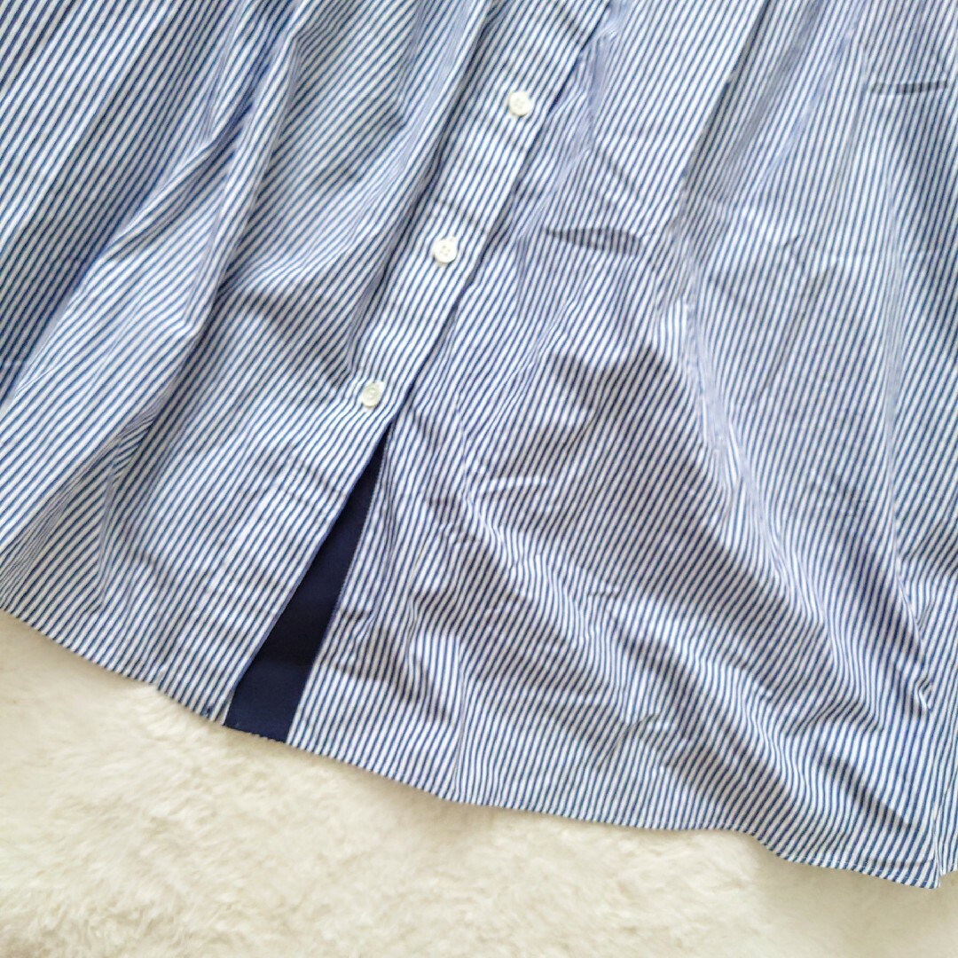 sacai Cotton Knit Dress ストライプ ロングワンピース 1 sacai Cotton Knit Dress ストライプ ロングワンピース 1