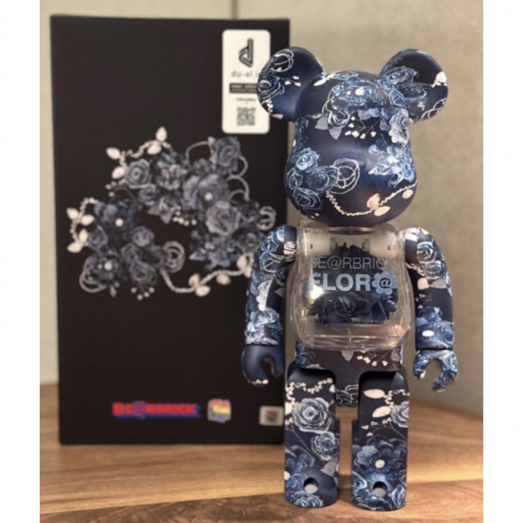 MEDICOM TOY - BE@RBRICK FLOR@ DENIM 400% MEDICOM TOYのその他 MEDICOM TOY - BE@RBRICK FLOR@ DENIM 400% MEDICOM TOYのその他