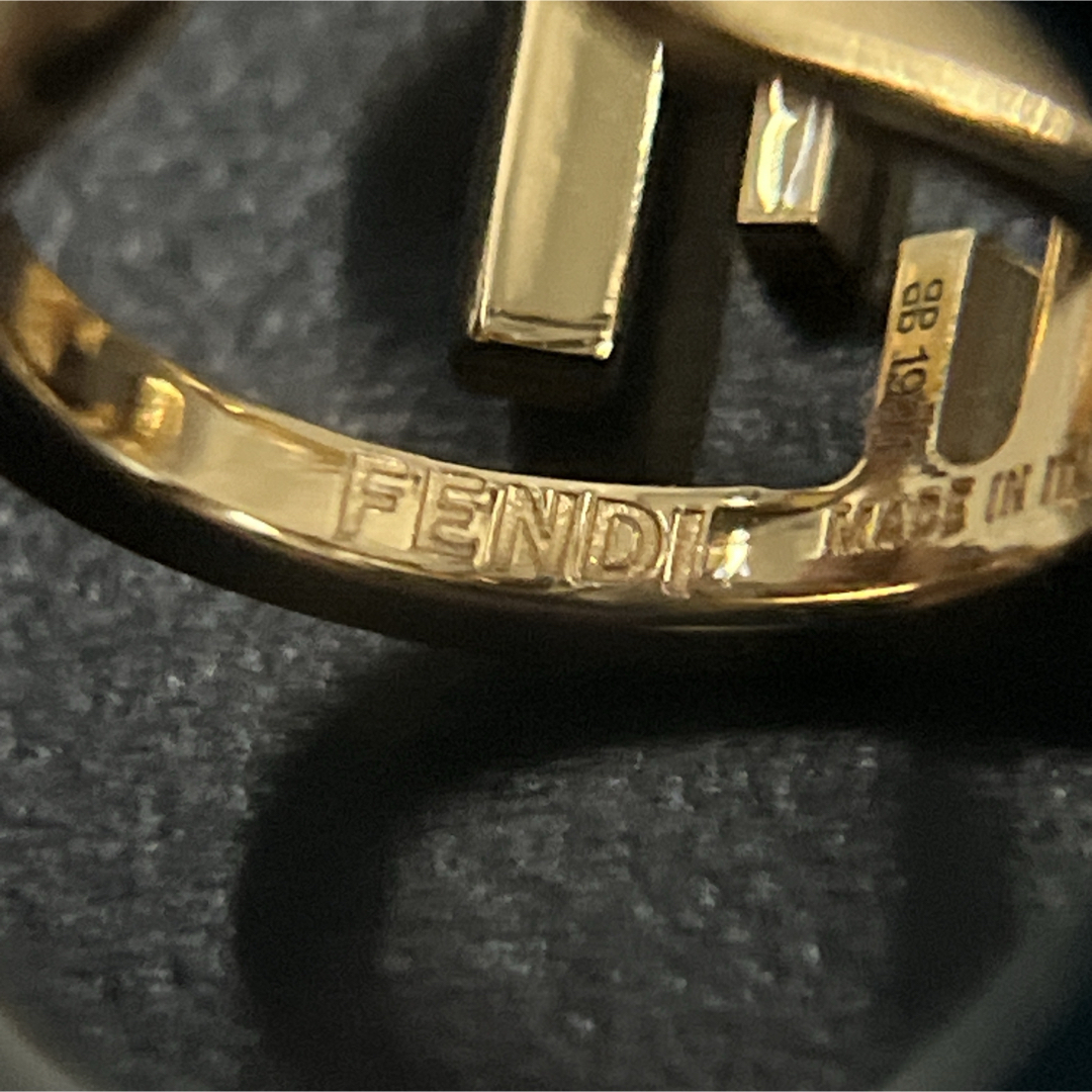 FENDI - FENDI フェンディ 指輪 リング オーロック FFロゴ FENDI - FENDI フェンディ 指輪 リング オーロック FFロゴ