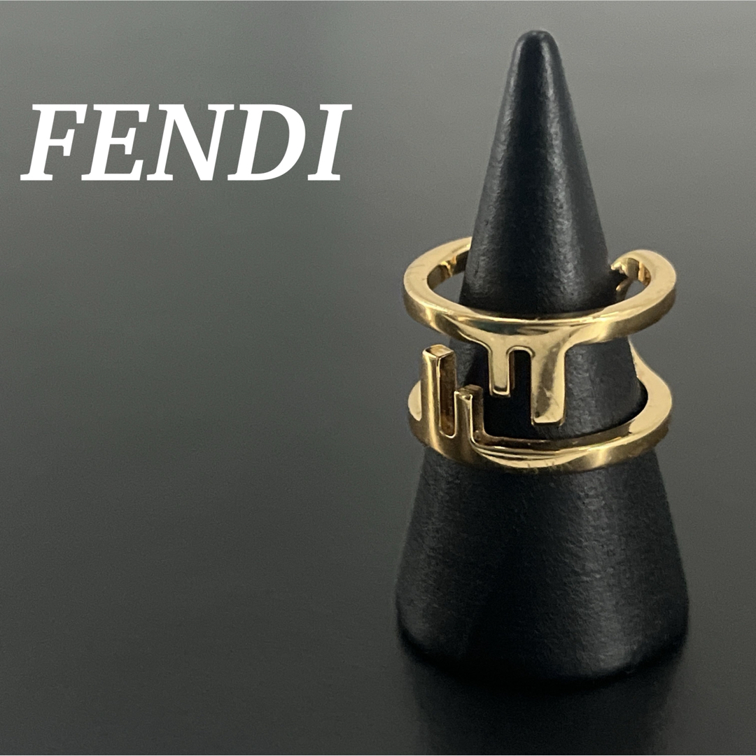 FENDI - FENDI フェンディ 指輪 リング オーロック FFロゴ FENDI - FENDI フェンディ 指輪 リング オーロック FFロゴ