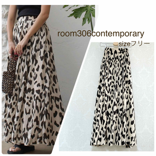 room306 CONTEMPORARY - room306contemporary レオパードロングスカート size F