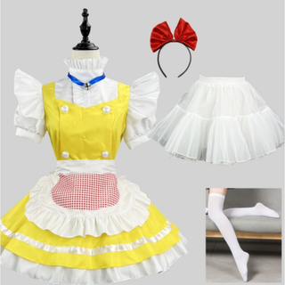 コスプレ 可愛い lolita メイド服 仮装 イベント コスチューム　N24＃(衣装)