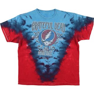 古着 GRATEFUL DEAD グレイトフルデッド タイダイ柄 バンドTシャツ バンT メンズXL /eaa457324(Tシャツ/カットソー(半袖/袖なし))