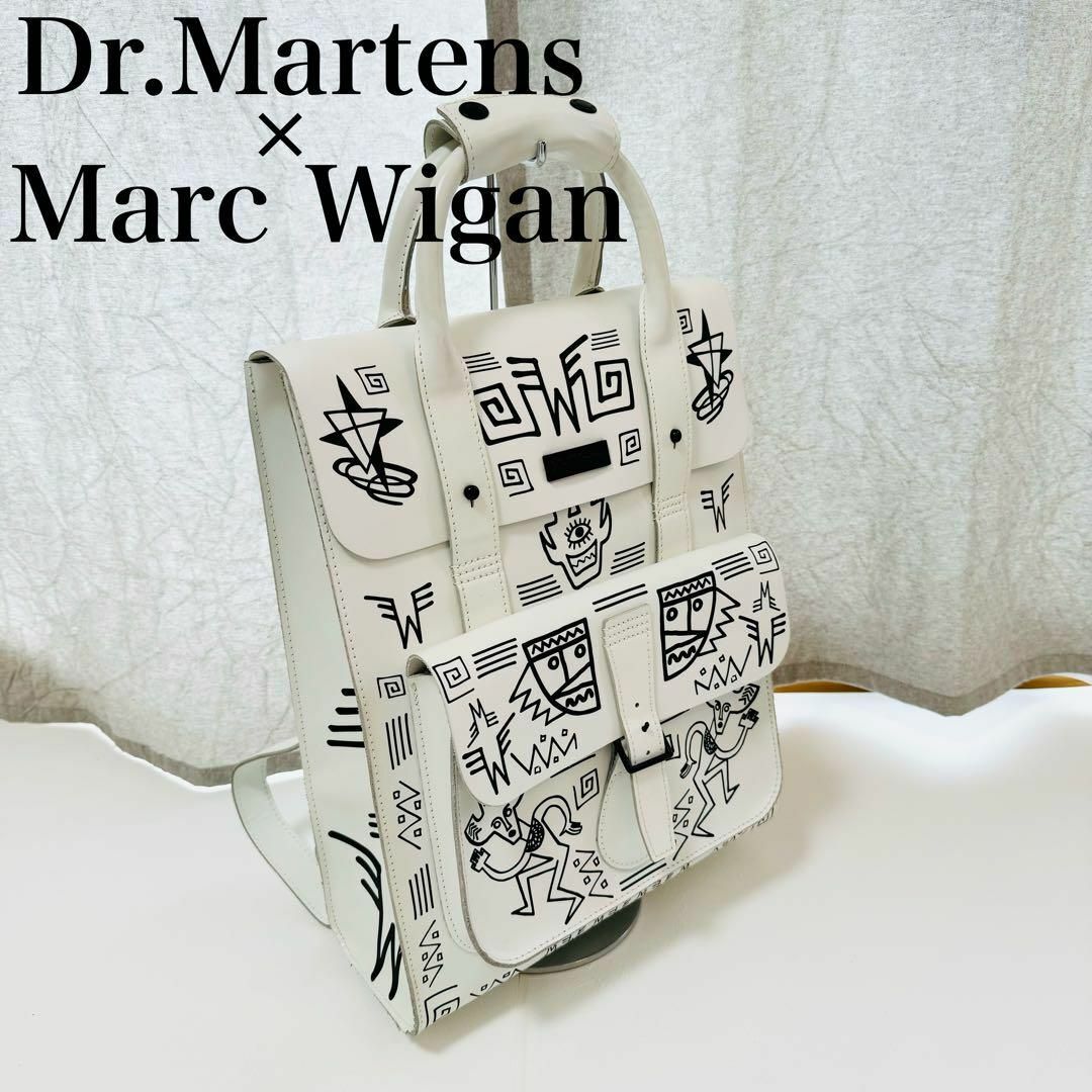 限定品 Dr.Martens マークウィーガン スムースレザー バックパック 限定品 Dr.Martens マークウィーガン スムースレザー バックパック