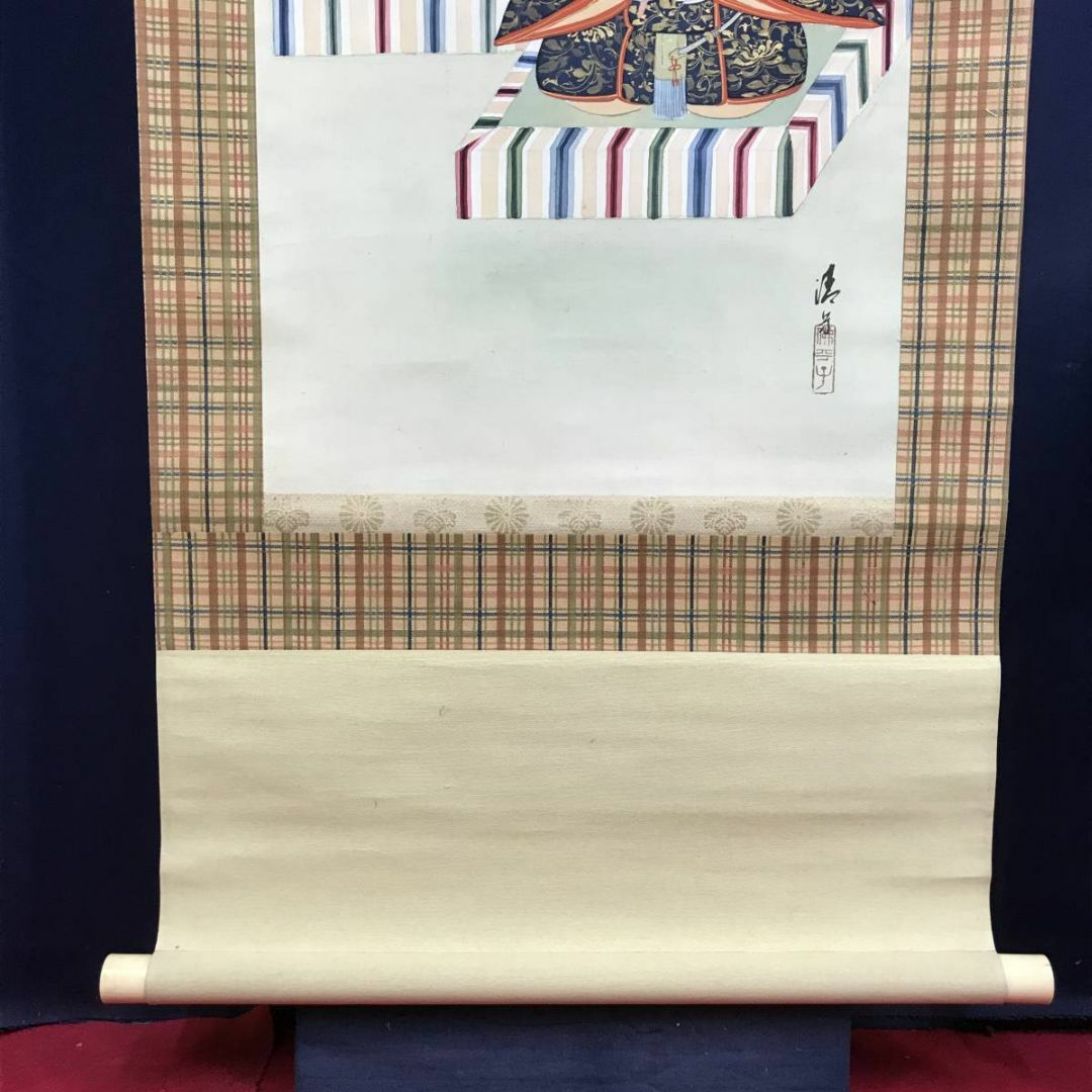 作者不詳/雛図/おひな様図/ヒナ図/掛軸☆宝船☆AE-15 作者不詳/雛図/おひな様図/ヒナ図/掛軸☆宝船☆AE-15