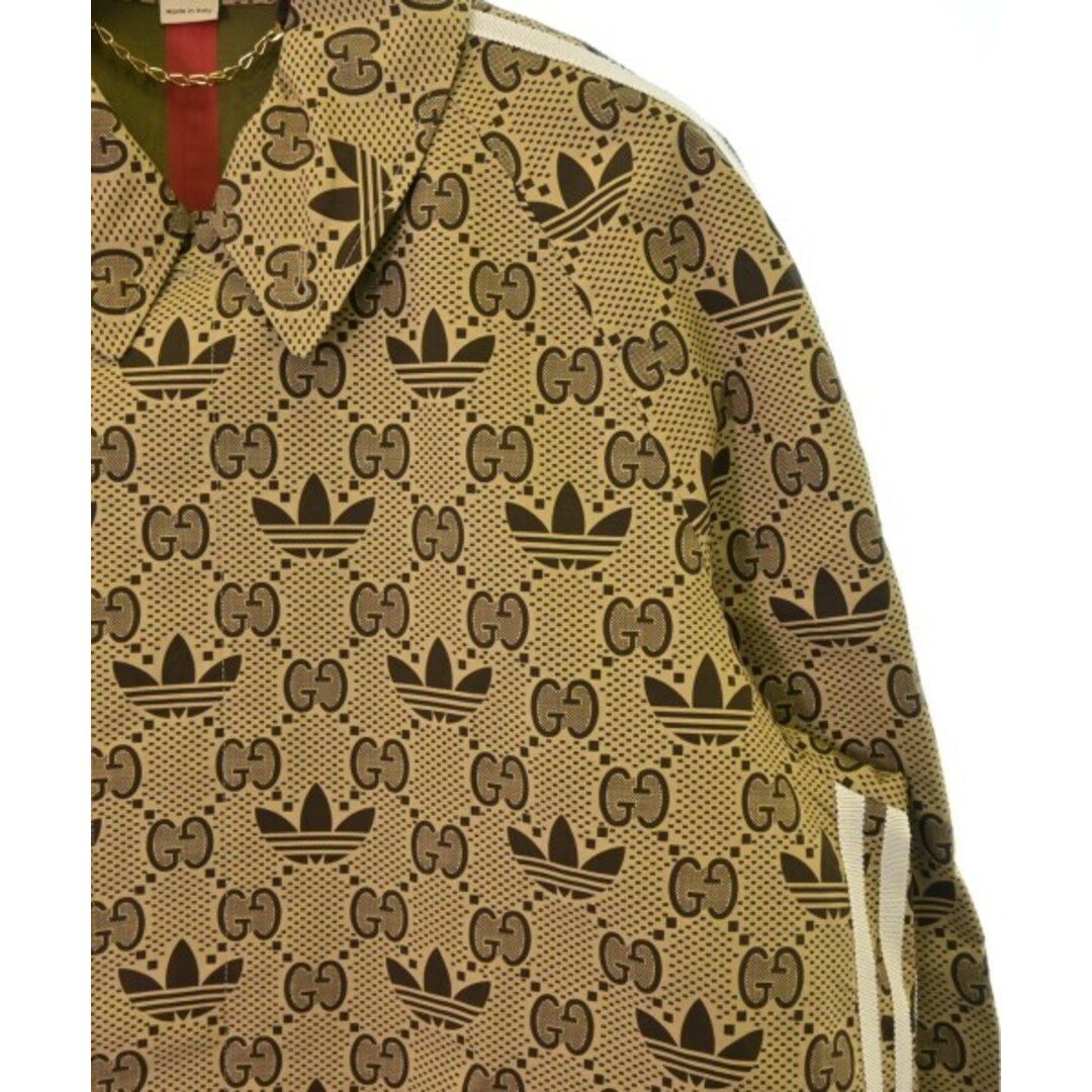 GUCCI - GUCCI グッチ ステンカラーコート 48(L位) ベージュx茶x GUCCI - GUCCI グッチ ステンカラーコート 48(L位) ベージュx茶x
