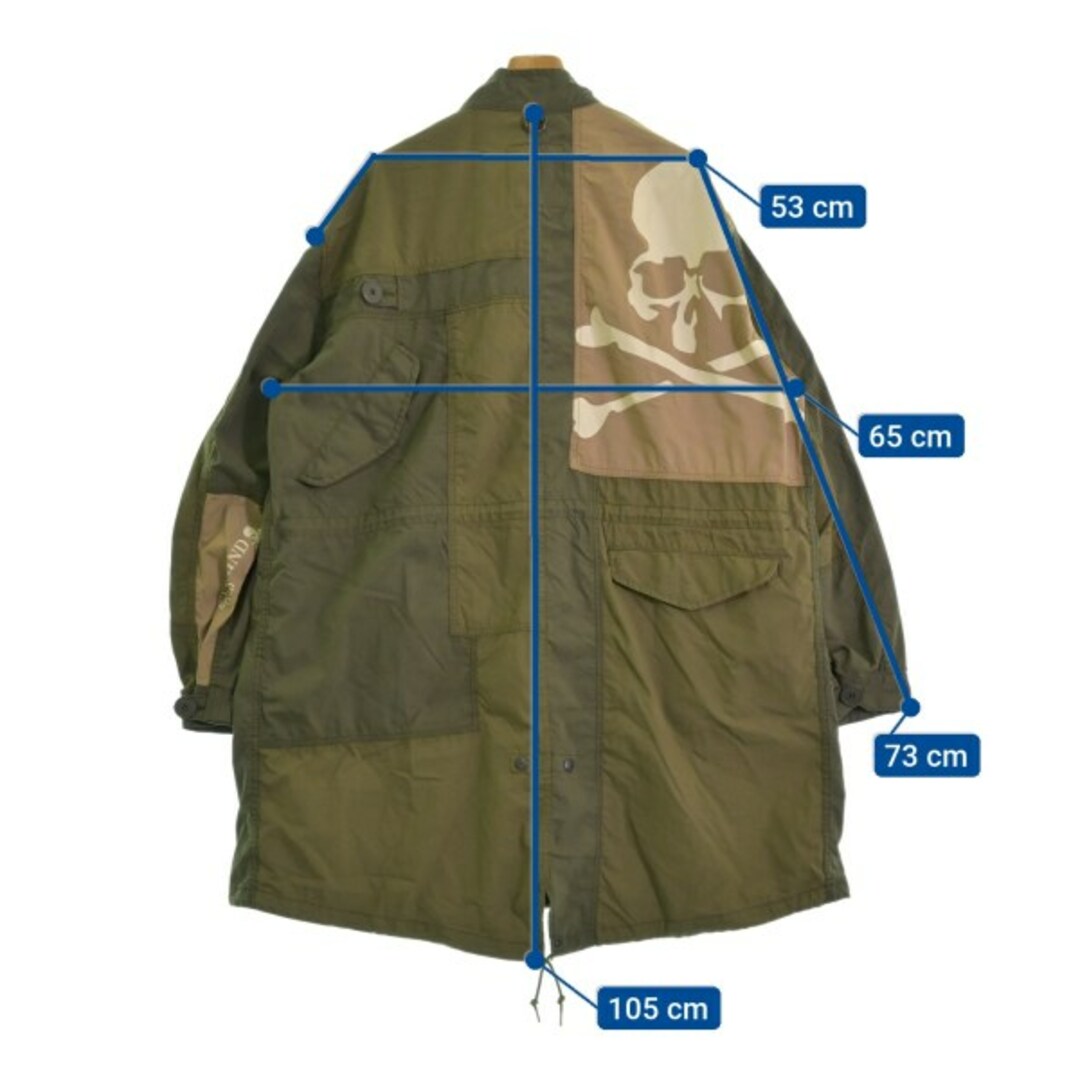 mastermind WORLD モッズコート L カーキ 【古着】 mastermind WORLD モッズコート L カーキ 【古着】