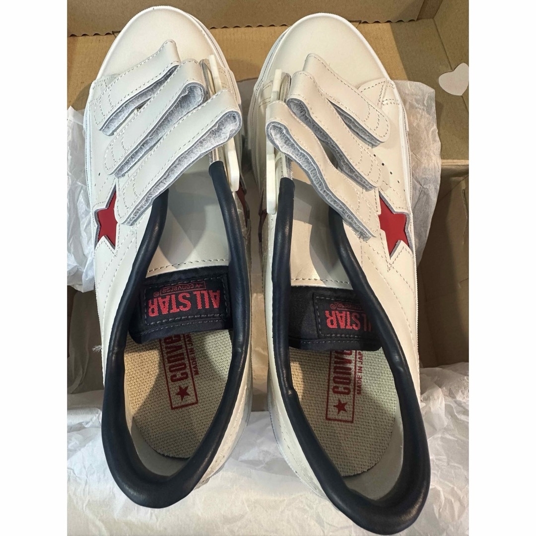 CONVERSE - 日本製 コンバース ワンスター ベルクロ 白赤紺 26 CONVERSE - 日本製 コンバース ワンスター ベルクロ 白赤紺 26