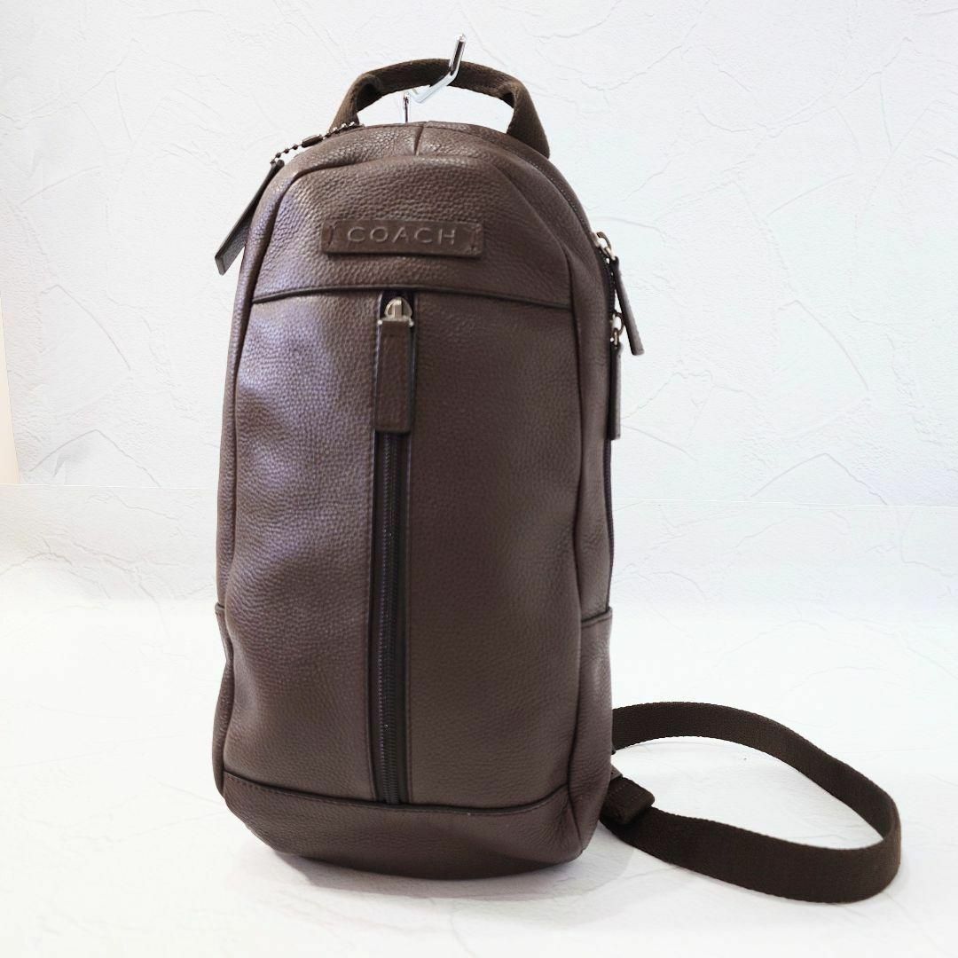 COACH - 美品 COACHコーチ レザーバッグ 縦型レザーバッグ COACH - 美品 COACHコーチ レザーバッグ 縦型レザーバッグ