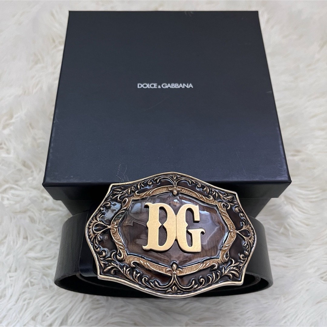 ドルチェ&ガッバーナ 哀しく D&G ロゴベルト 黒 ドルチェ&ガッバーナ 哀しく D&G ロゴベルト 黒