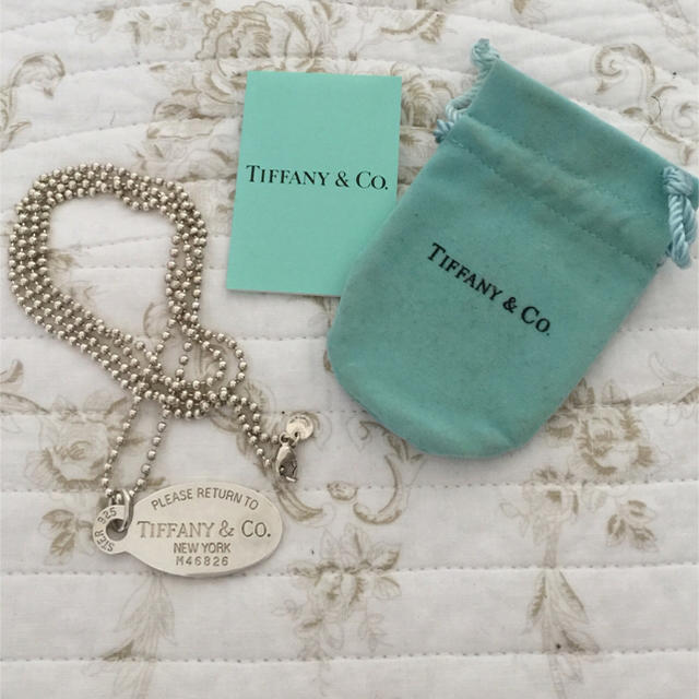 Tiffany & Co.(ティファニー)の【ティファニー】リターン トゥ  プレート ネックレス メンズのアクセサリー(ネックレス)の商品写真