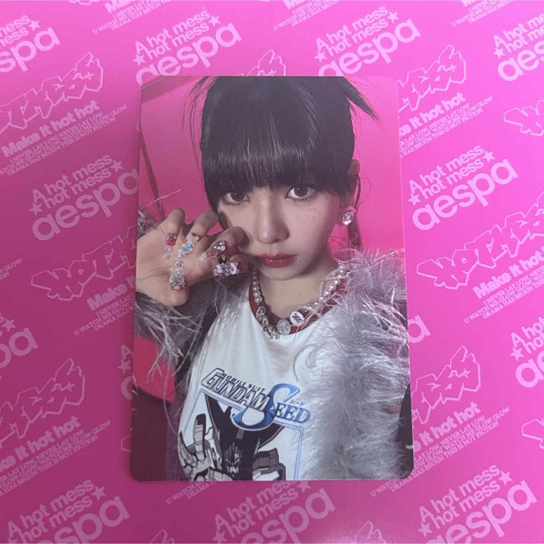 aespa Hot Mess ユニットトレカ 大きから 東京ドーム2日目 aespa Hot Mess ユニットトレカ 大きから 東京ドーム2日目