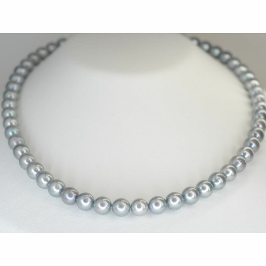 TASAKI - ◇ブルーカラー天然アコヤパールネックレス 真珠645 TASAKI - ◇ブルーカラー天然アコヤパールネックレス 真珠645