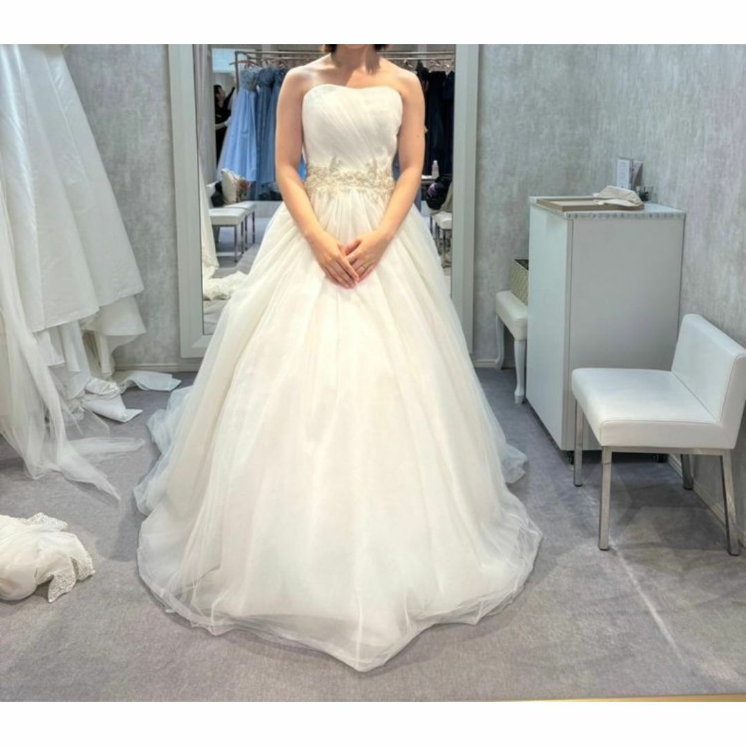 ウェディングドレス ベアトップ 高級刺繍 編み上げ Aライン 結婚 ウェディングドレス ベアトップ 高級刺繍 編み上げ Aライン 結婚