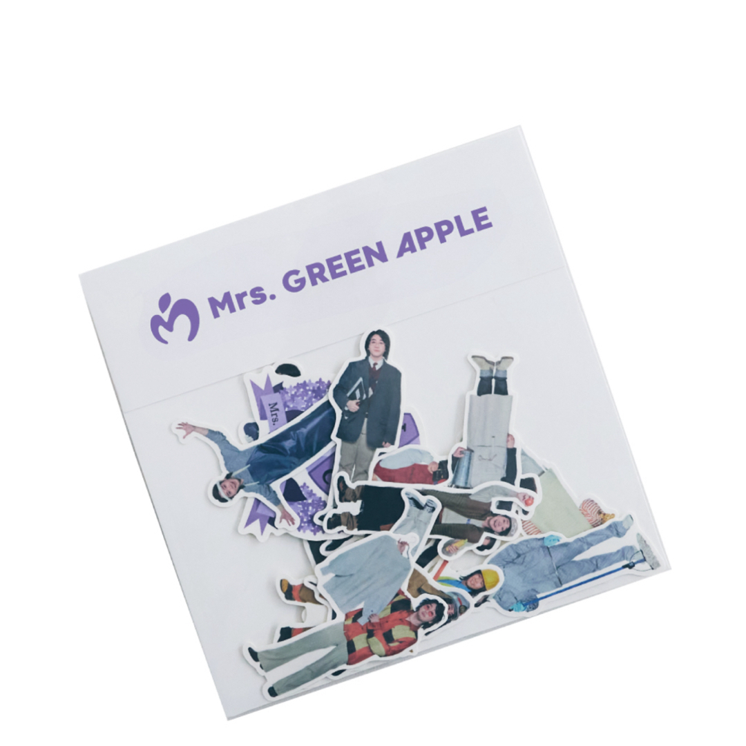 ライラック ステッカーセット Mrs. GREEN APPLEの通販 by 無断 ライラック ステッカーセット Mrs. GREEN APPLEの通販 by 無断