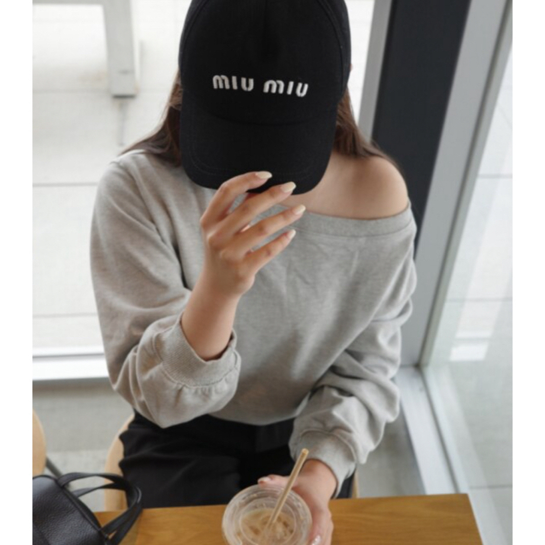MIU MIU - miumiu キャップの通販 by sonoca|ミュウミュウなら MIU MIU - miumiu キャップの通販 by sonoca|ミュウミュウなら