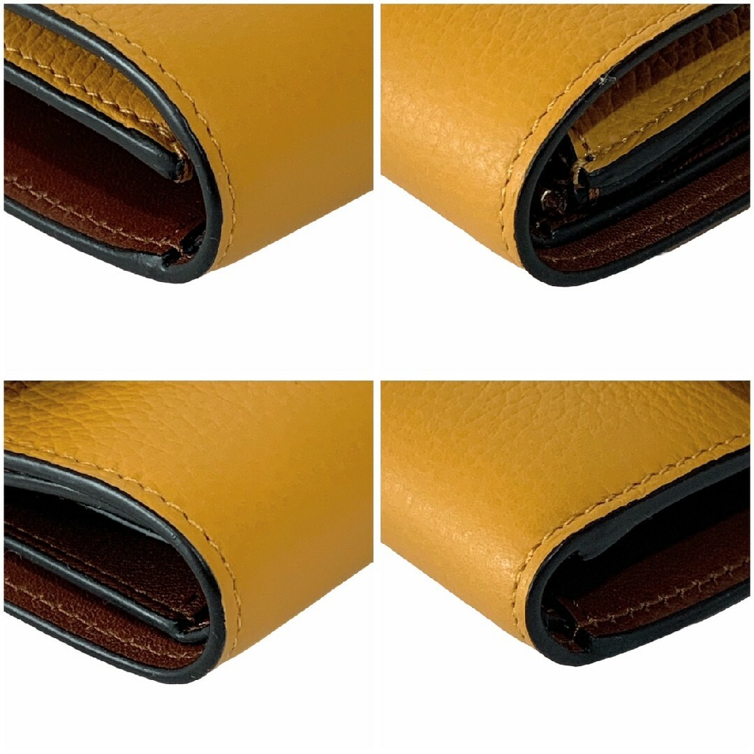 美品】ロエベ バーティカル ウォレット スモール 三つ折り財布 美品】ロエベ バーティカル ウォレット スモール 三つ折り財布