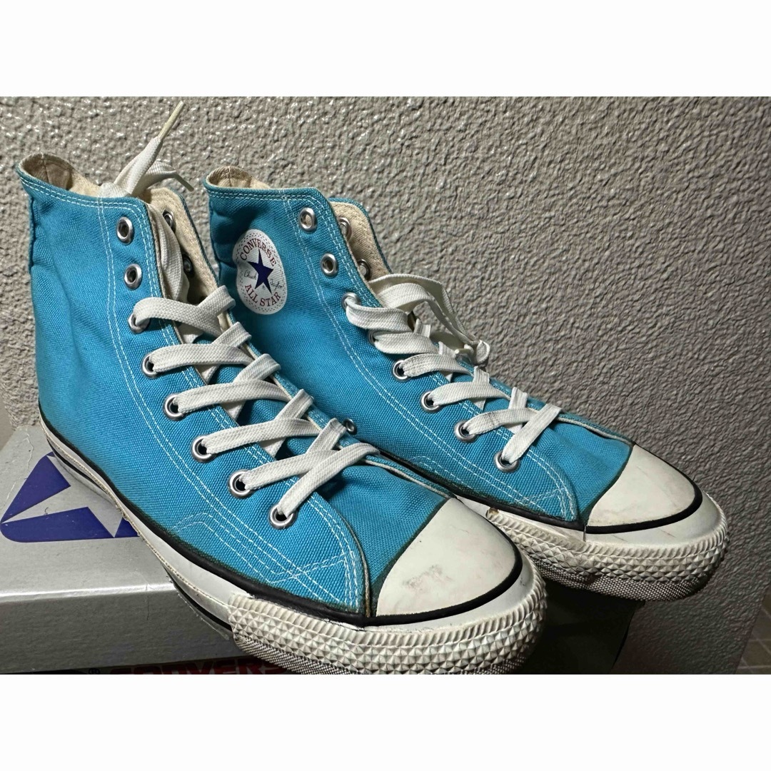 CONVERSE - 80s USA製 コンバース オールスター ターコイズ 26.5 CONVERSE - 80s USA製 コンバース オールスター ターコイズ 26.5