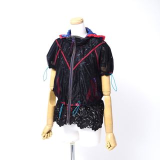カラー(kolor)の■美品■kolor カラー ジャケット サイズ2 レース×メッシュ ジップアップジャケット パーカー ブランド古着【中古】20240702/RA0194(パーカー)